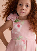 Abito Stampa Floreale Rosa 5033/6 corredino e abbigliamento neonato | NANU' BABY