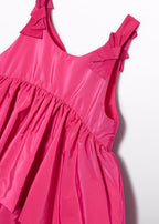 Abito Taffetà Volant Rosa 5041/73 corredino e abbigliamento neonato | NANU' BABY