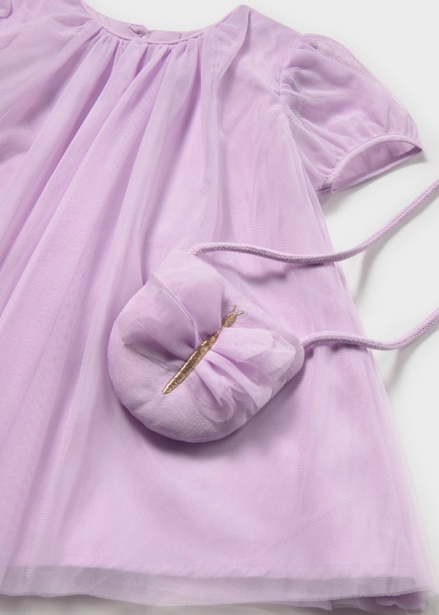Abito Tulle Borsa Viola 1917/47 corredino e abbigliamento neonato | NANU' BABY