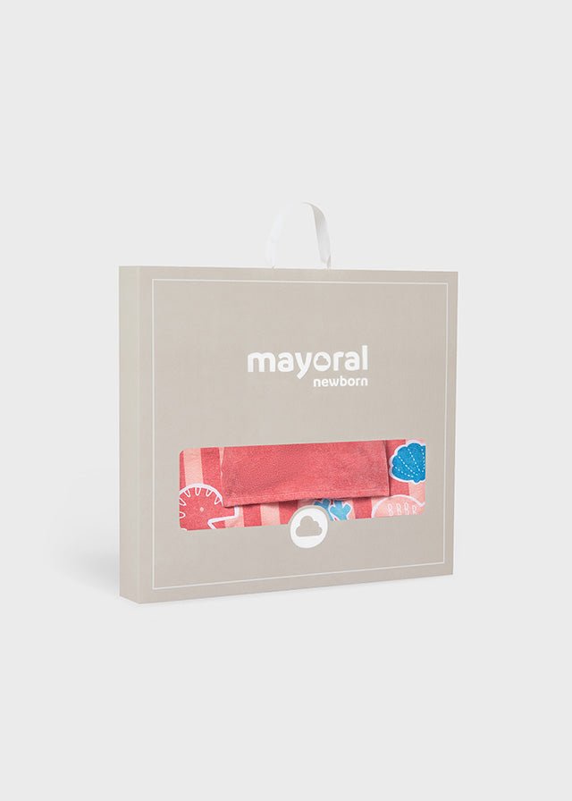 Accappatoio Mare Cotone Arancione 9114/75 corredino e abbigliamento neonato | NANU' BABY