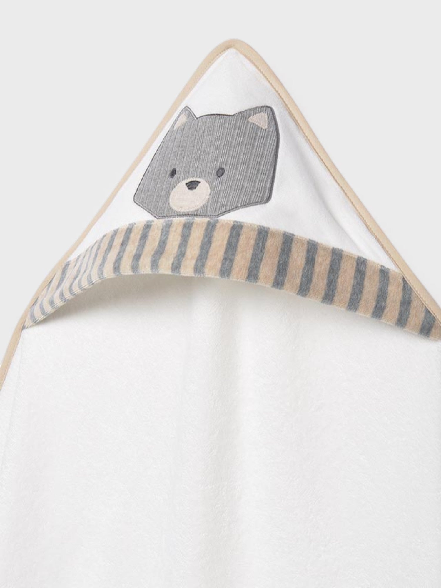Accappatoio Neonato Beige 9988/88 corredino e abbigliamento neonato | NANU' BABY