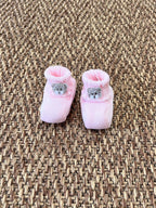 Babbucce Amore Neonata ROSA IB65S/R corredino e abbigliamento neonato | NANU' BABY