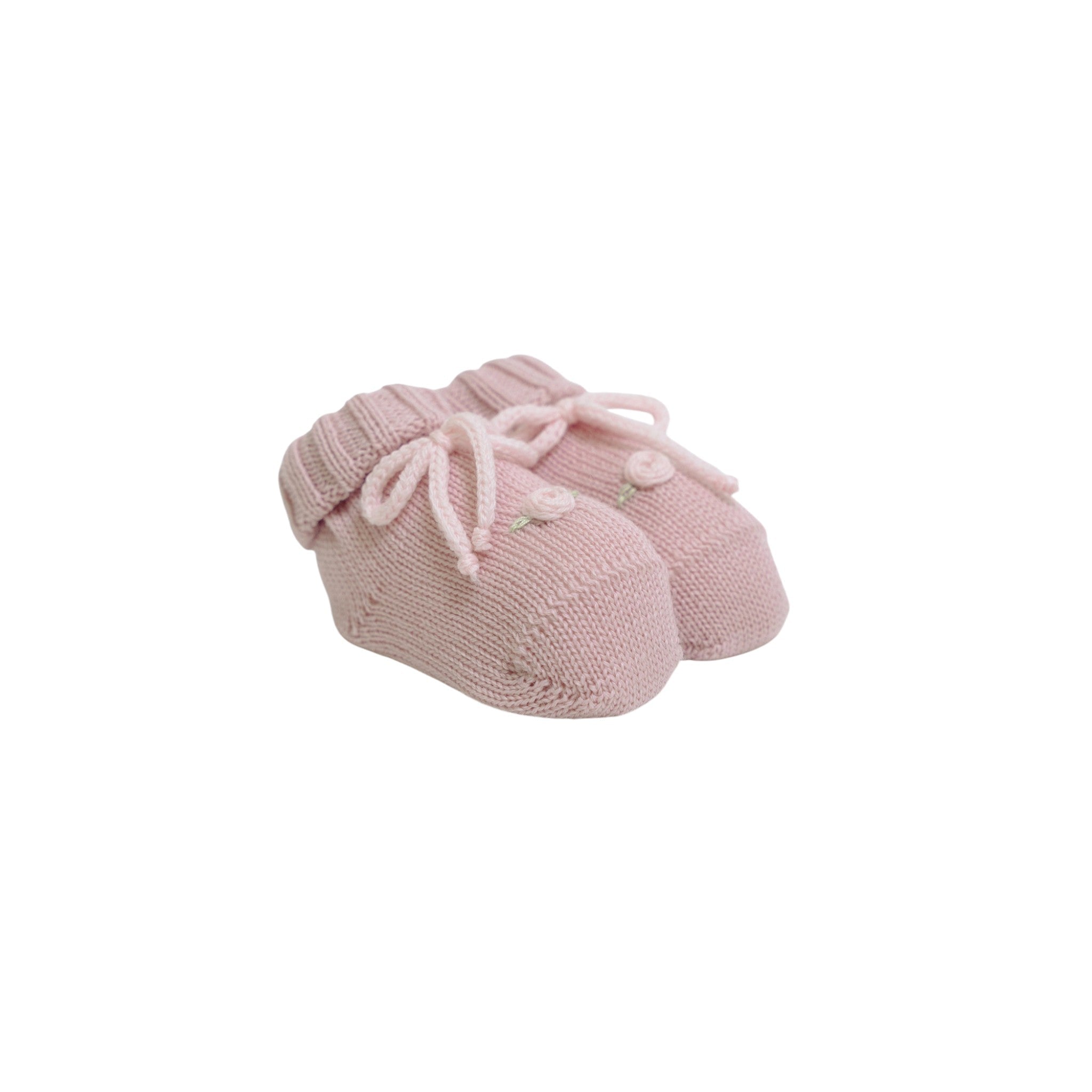 Babbucce Camelie Neonata ROSA ANTICO CAMELIE 715 corredino e abbigliamento neonato | NANU' BABY