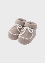 Babbucce Cotone Cavallini Avorio CAVALLINI/755 - S corredino e abbigliamento neonato | NANU' BABY