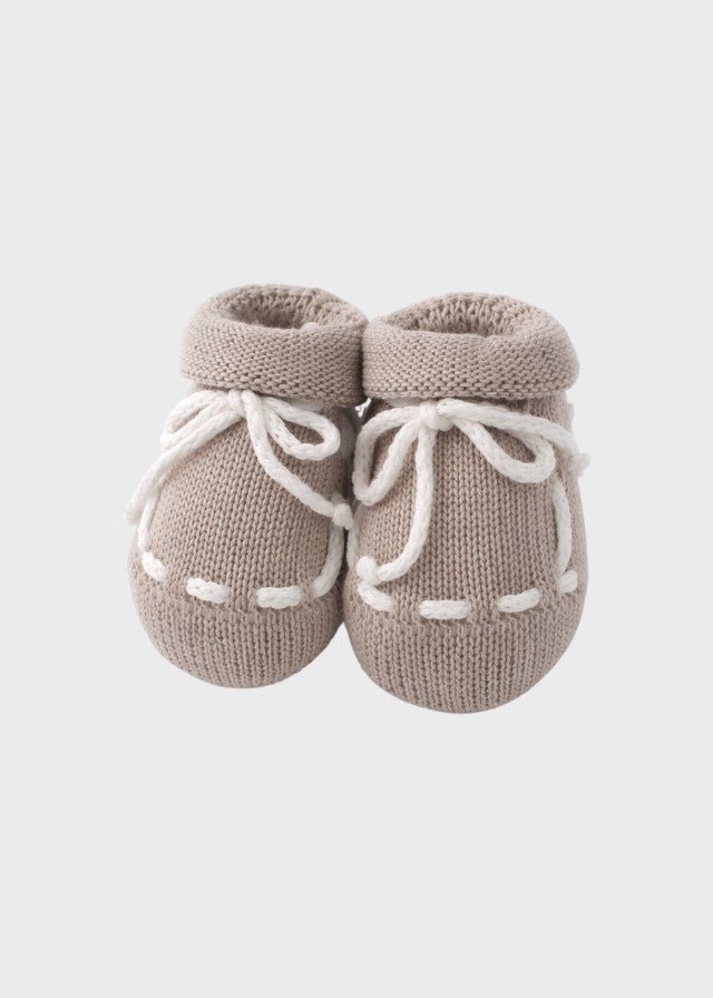 Babbucce Cotone Cavallini Avorio CAVALLINI/755 - S corredino e abbigliamento neonato | NANU' BABY
