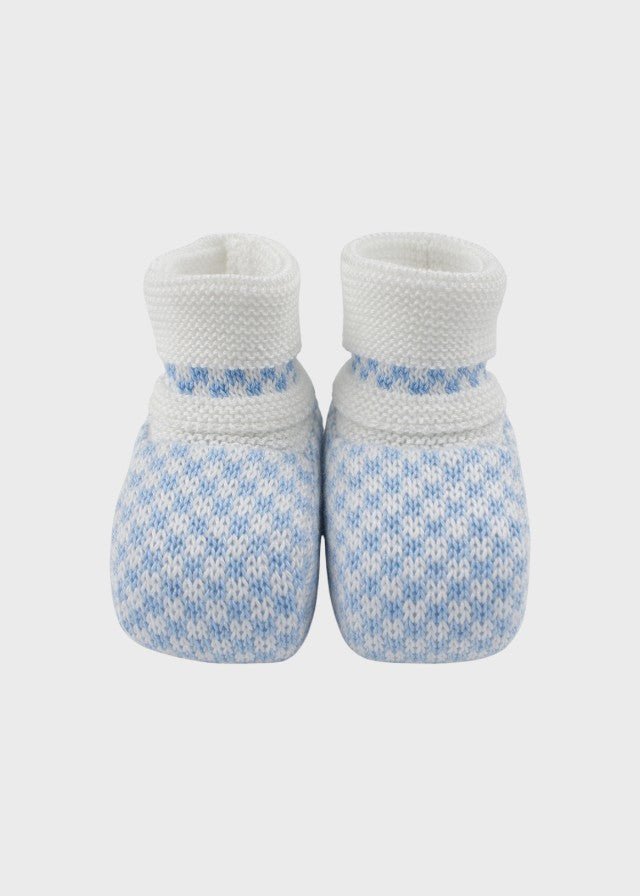 Babbucce Cotone Cielo Polvere EK57S/C corredino e abbigliamento neonato | NANU' BABY