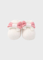 Babbucce Cotone Fiocchi Bianco 766 - B corredino e abbigliamento neonato | NANU' BABY