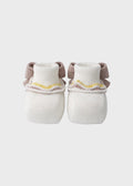 Babbucce Cotone Fiocco Marsala EK10S/R corredino e abbigliamento neonato | NANU' BABY