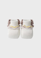 Babbucce Cotone Fiocco Marsala EK10S/R corredino e abbigliamento neonato | NANU' BABY