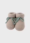 Babbucce Cotone Marinaretto Avorio 752 corredino e abbigliamento neonato | NANU' BABY