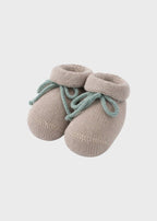 Babbucce Cotone Marinaretto Avorio 752 corredino e abbigliamento neonato | NANU' BABY