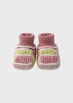 Babbucce Cotone Melograno EK11S/M corredino e abbigliamento neonato | NANU' BABY