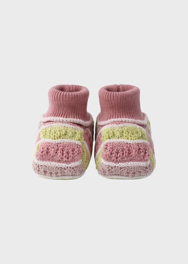 Babbucce Cotone Melograno EK11S/M corredino e abbigliamento neonato | NANU' BABY