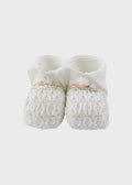 Babbucce Cotone Rosa Pesco EK13S corredino e abbigliamento neonato | NANU' BABY
