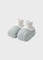 Babbucce Cotone Verde EK24S/V corredino e abbigliamento neonato | NANU' BABY