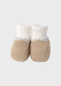 Babbucce Dondolo Tortora 8049 corredino e abbigliamento neonato | NANU' BABY