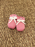 Babbucce Fiocco in lana Neonata FUCSIA 4925/RN corredino e abbigliamento neonato | NANU' BABY