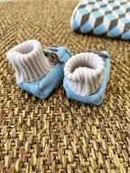 Babbucce in lana Neonato Natural IG68S corredino e abbigliamento neonato | NANU' BABY