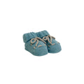 Babbucce Lana Merino Cordoncino Tortora 721 corredino e abbigliamento neonato | NANU' BABY