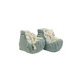 Babbucce Neonata Ciniglia Verde SARTORIA DEI PICCOLI (cod. LSC1102) corredino e abbigliamento neonato | NANU' BABY