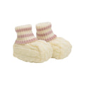 Babbucce Neonata Lana Vergine 100% Vaniglia IN68S/R corredino e abbigliamento neonato | NANU' BABY