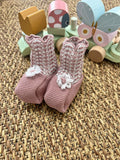 Babbucce Neonata MELOGRANO IF11S corredino e abbigliamento neonato | NANU' BABY