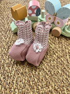 Babbucce Neonata MELOGRANO IF11S corredino e abbigliamento neonato | NANU' BABY