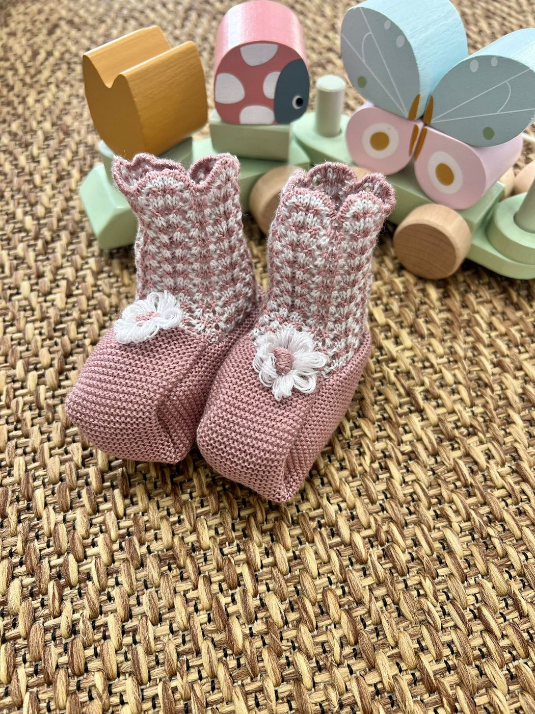 Babbucce Neonata MELOGRANO IF11S corredino e abbigliamento neonato | NANU' BABY