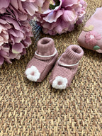 Babbucce Neonata Natural IF37S corredino e abbigliamento neonato | NANU' BABY