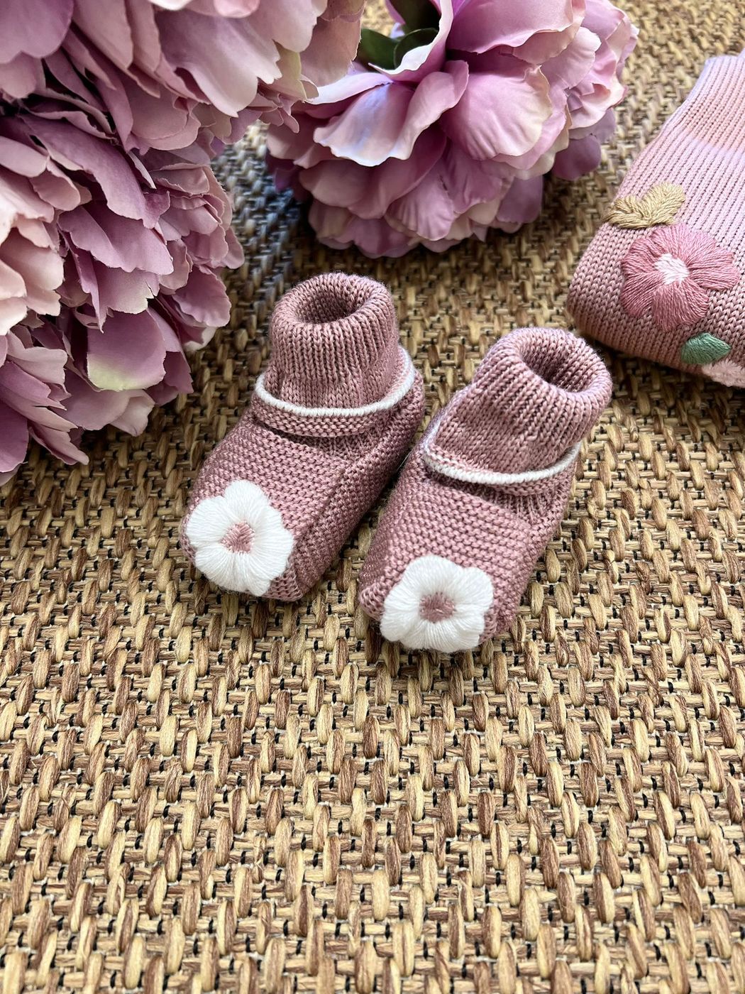 Babbucce Neonata Natural IF37S corredino e abbigliamento neonato | NANU' BABY