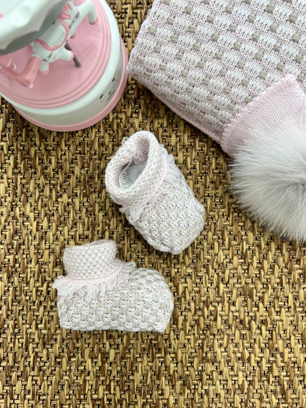 Babbucce Neonata TORTORA IF19S corredino e abbigliamento neonato | NANU' BABY