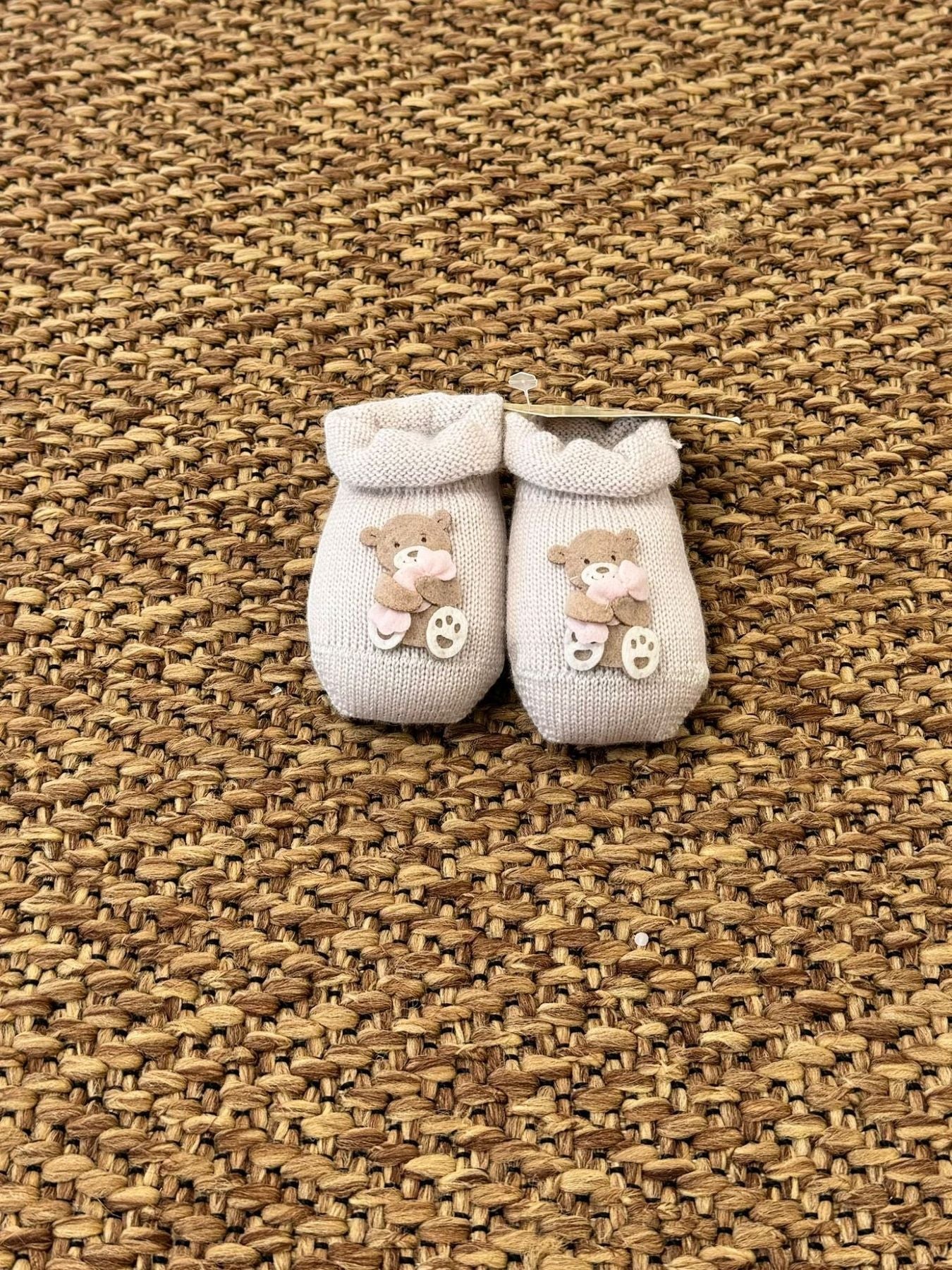Babbucce Orsetta Neonata GRIGIO 3157 corredino e abbigliamento neonato | NANU' BABY