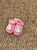 Babbucce Orsetto Baby Neonata FUCSIA 2835/RN corredino e abbigliamento neonato | NANU' BABY