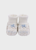 Babbucce Punto Smock Cielo EK65S/C corredino e abbigliamento neonato | NANU' BABY