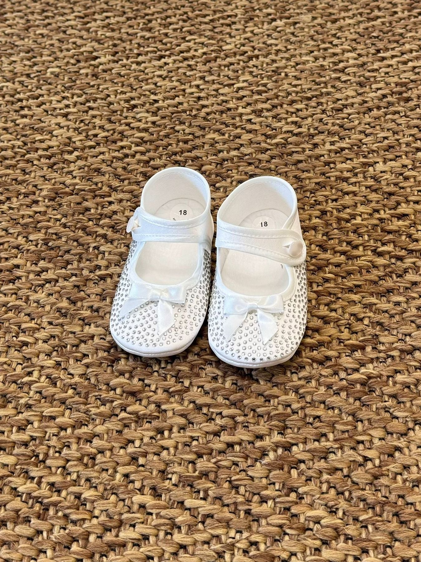 Ballerina Fiocchetto gioiello Bimba PANNA P23 - 9 corredino e abbigliamento neonato | NANU' BABY