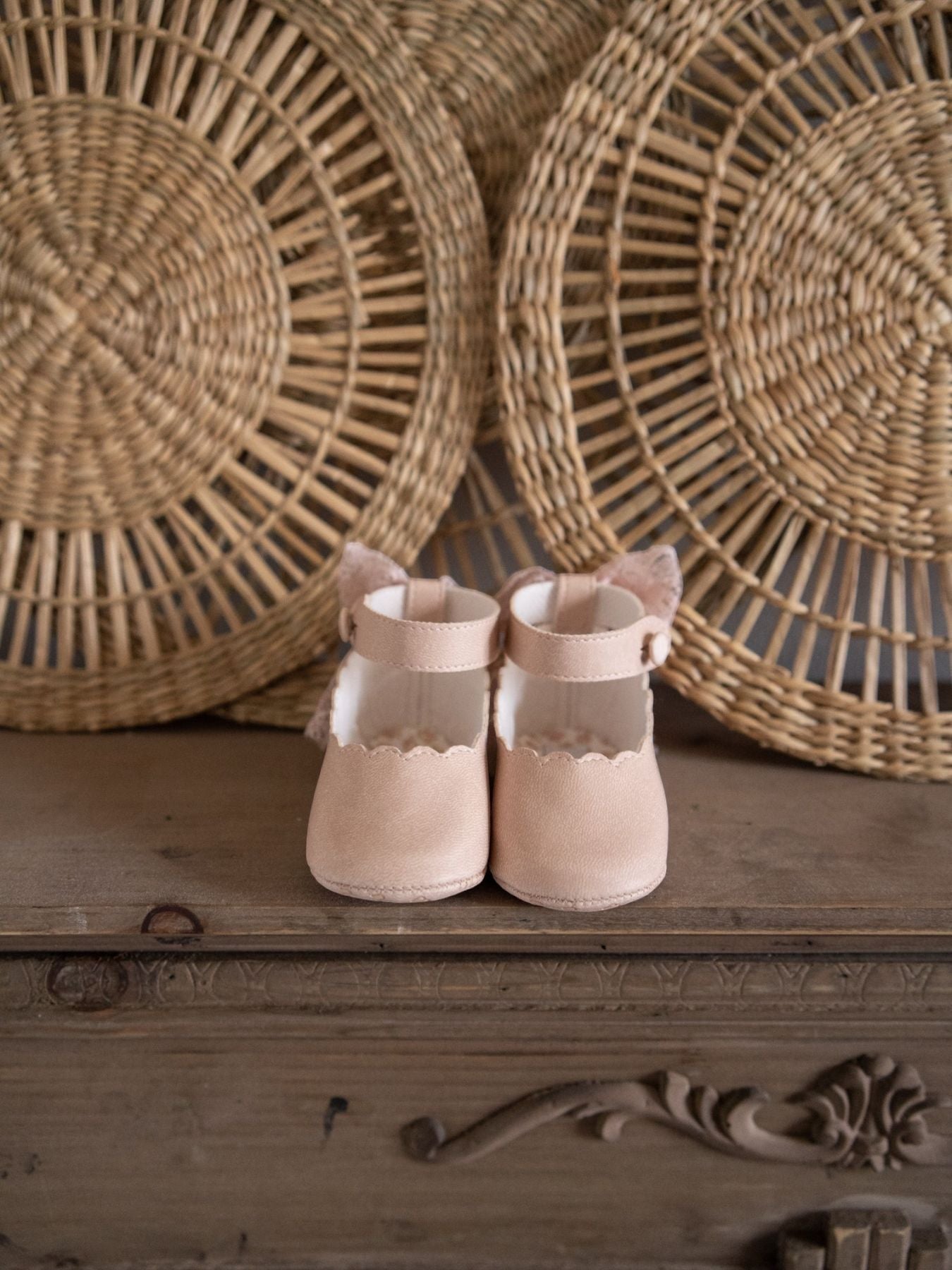 Ballerina in tessuto Bimba ROSA EN823SC corredino e abbigliamento neonato | NANU' BABY