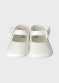 Ballerina Raso Fiocco Bianca SF4306/20 corredino e abbigliamento neonato | NANU' BABY