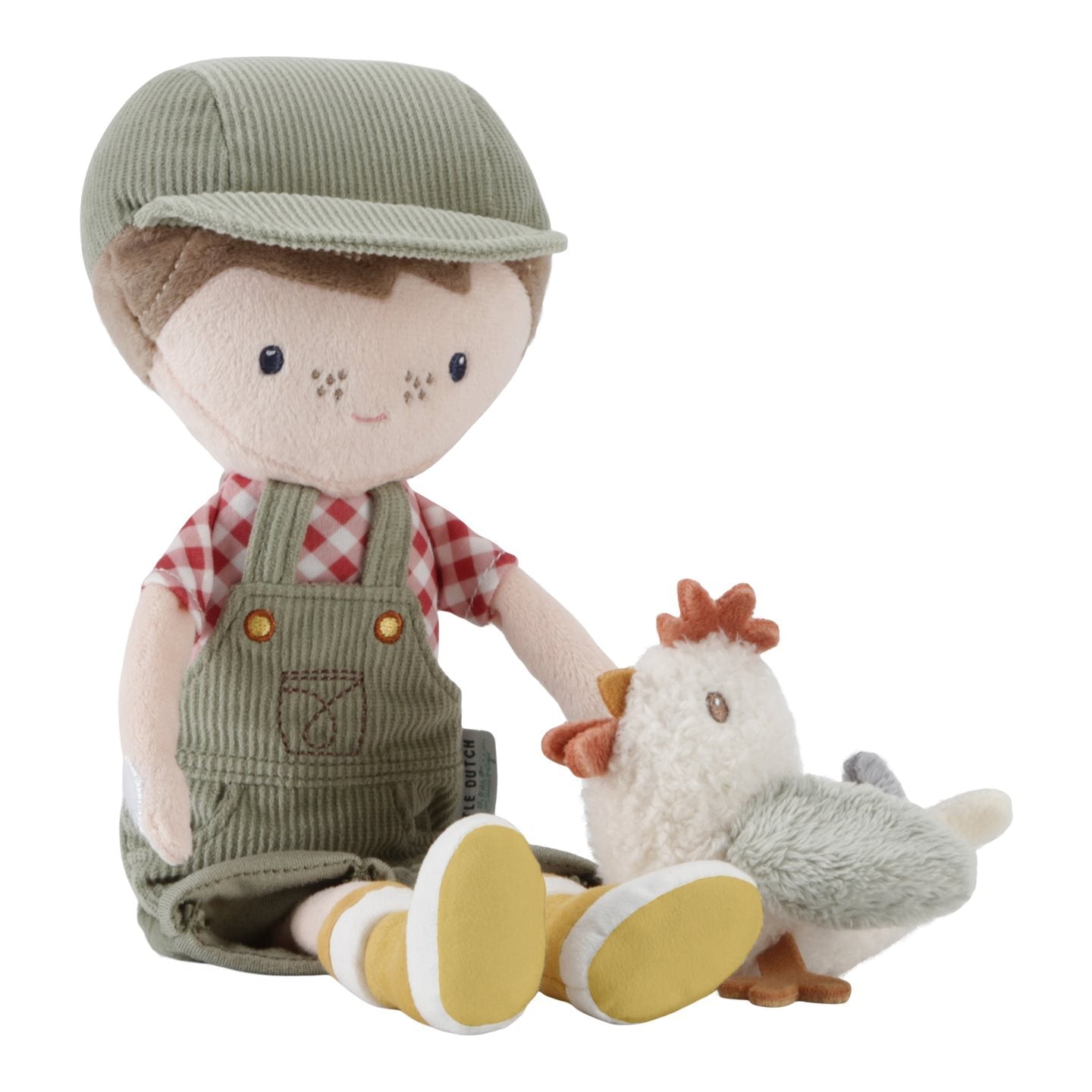 Bambola coccolosa Farmer Jim MULTICOLORE LD4563 corredino e abbigliamento neonato | NANU' BABY