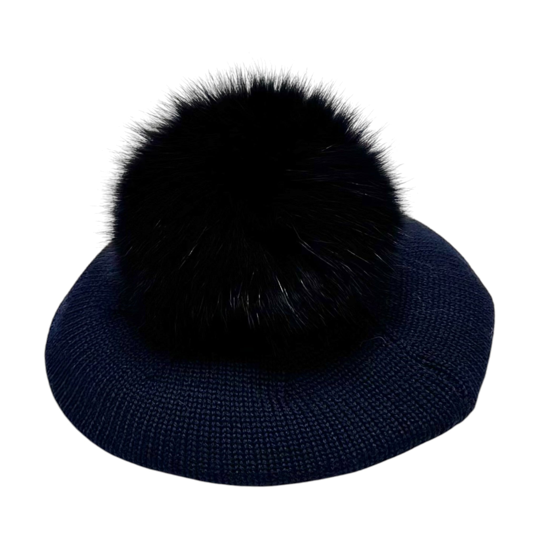 Basco Pom Pon Volpe Blu CT0211VA/BL corredino e abbigliamento neonato | NANU' BABY