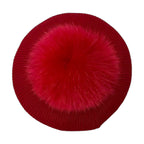 Basco Tessuto Pom Pon Volpe Rosso CT0211VA/R corredino e abbigliamento neonato | NANU' BABY