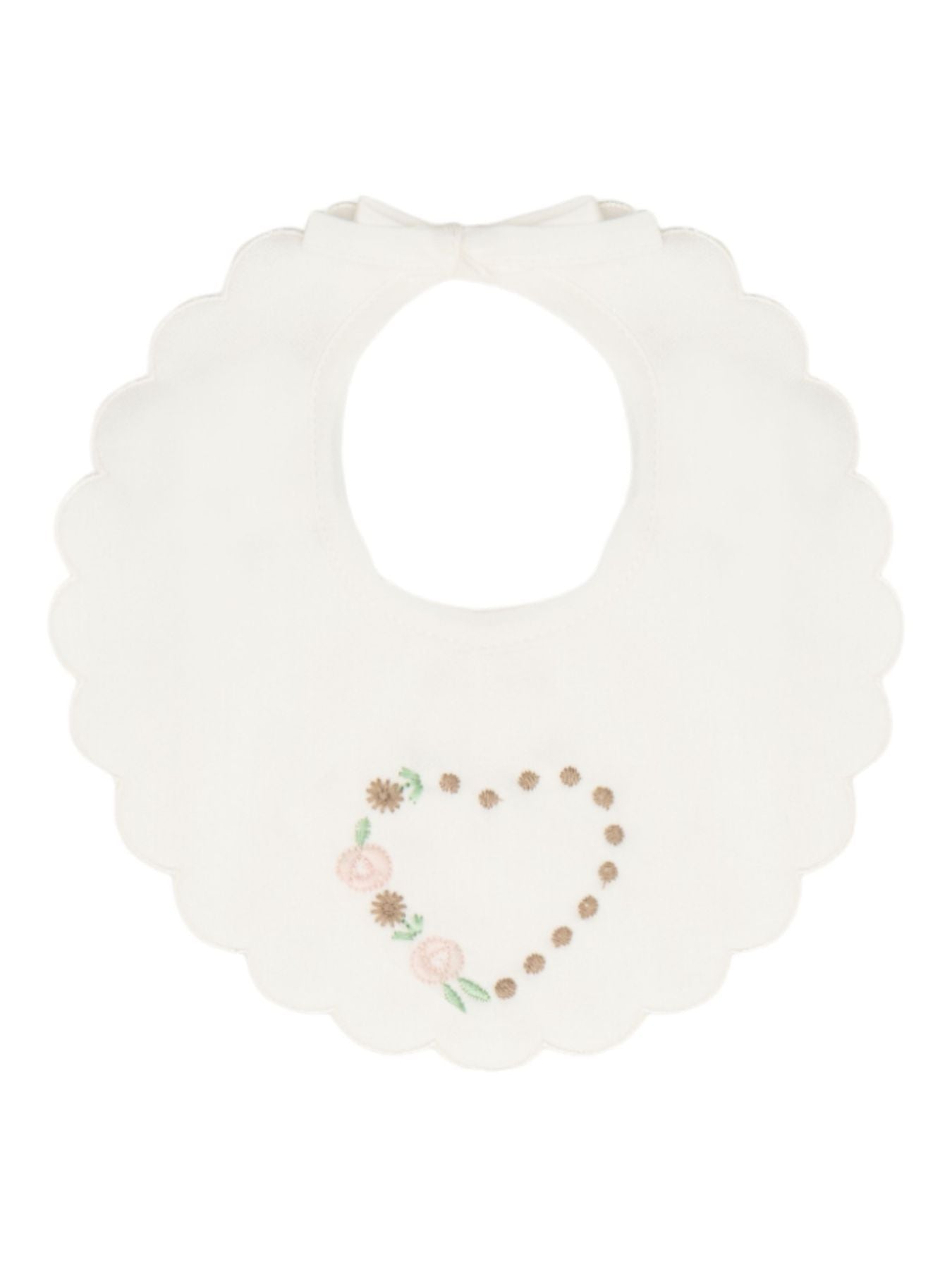 Bavetta Amore Neonata Vaniglia IB18BAV corredino e abbigliamento neonato | NANU' BABY
