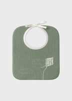 Bavetta Cotone Aquilone Verde EK54BAVM/V corredino e abbigliamento neonato | NANU' BABY