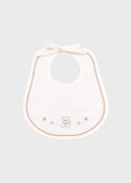 Bavetta Cotone Avorio Sabbia EK57BAV/A corredino e abbigliamento neonato | NANU' BABY