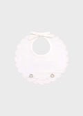 Bavetta Cotone Cuoricini Rosa EK65BAV/R corredino e abbigliamento neonato | NANU' BABY