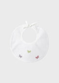 Bavetta Cotone Fiocchetti Melograno EK11BAV/M corredino e abbigliamento neonato | NANU' BABY