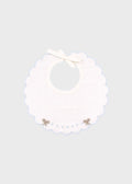 Bavetta Cotone Fiocchi Cielo EK65BAV/C corredino e abbigliamento neonato | NANU' BABY