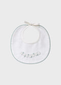 Bavetta Cotone Margherite Verde EK24BAV/V corredino e abbigliamento neonato | NANU' BABY