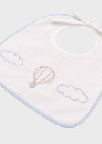 Bavetta Cotone Mongolfiera Cielo EK50BAV corredino e abbigliamento neonato | NANU' BABY