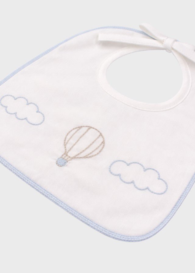 Bavetta Cotone Mongolfiera Cielo EK50BAV corredino e abbigliamento neonato | NANU' BABY