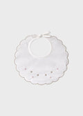 Bavetta Cotone Rosa EK59BAV/R corredino e abbigliamento neonato | NANU' BABY